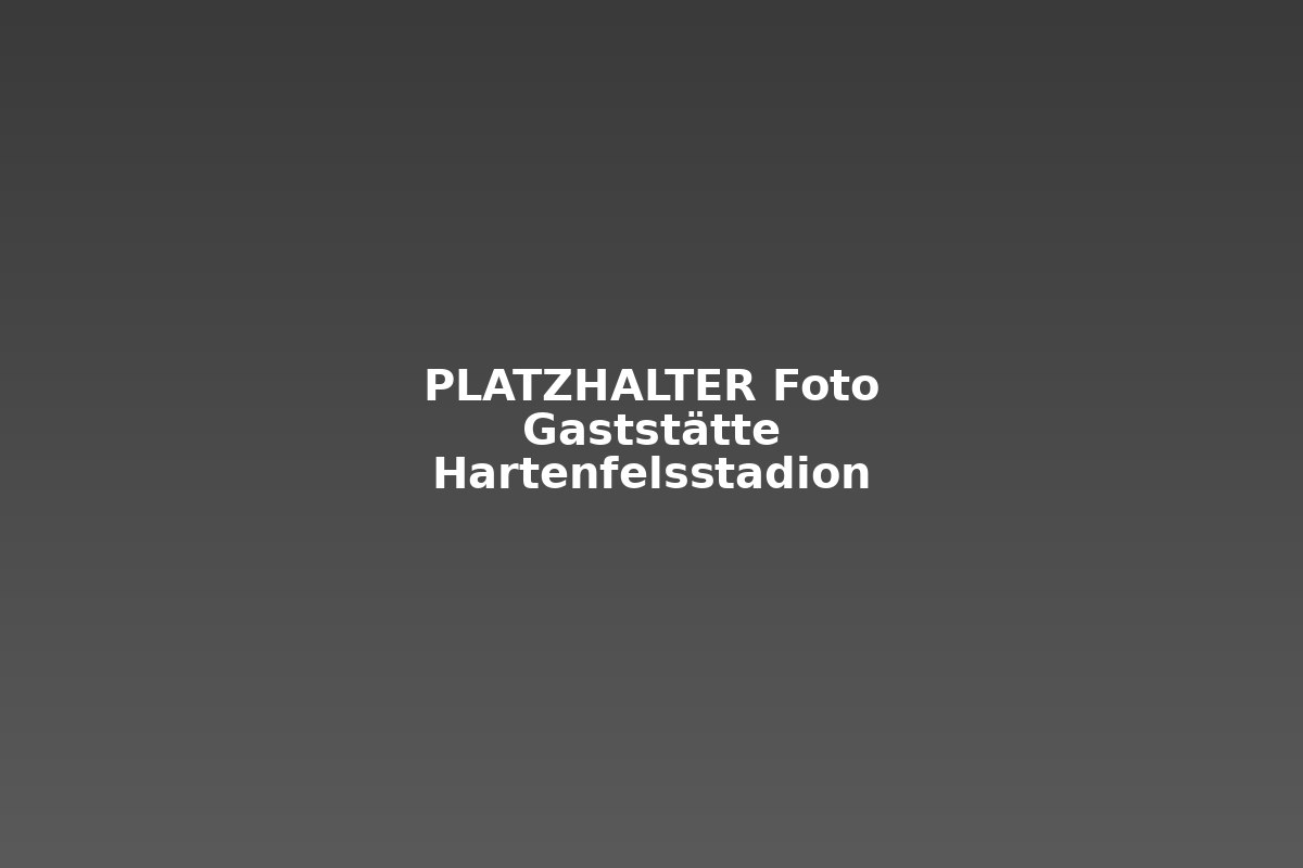 Platzhalter: Foto der Gaststätte im Hartenfelsstadion